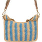Prada Tricolor Raffia Re-Edition Crossbody Bag