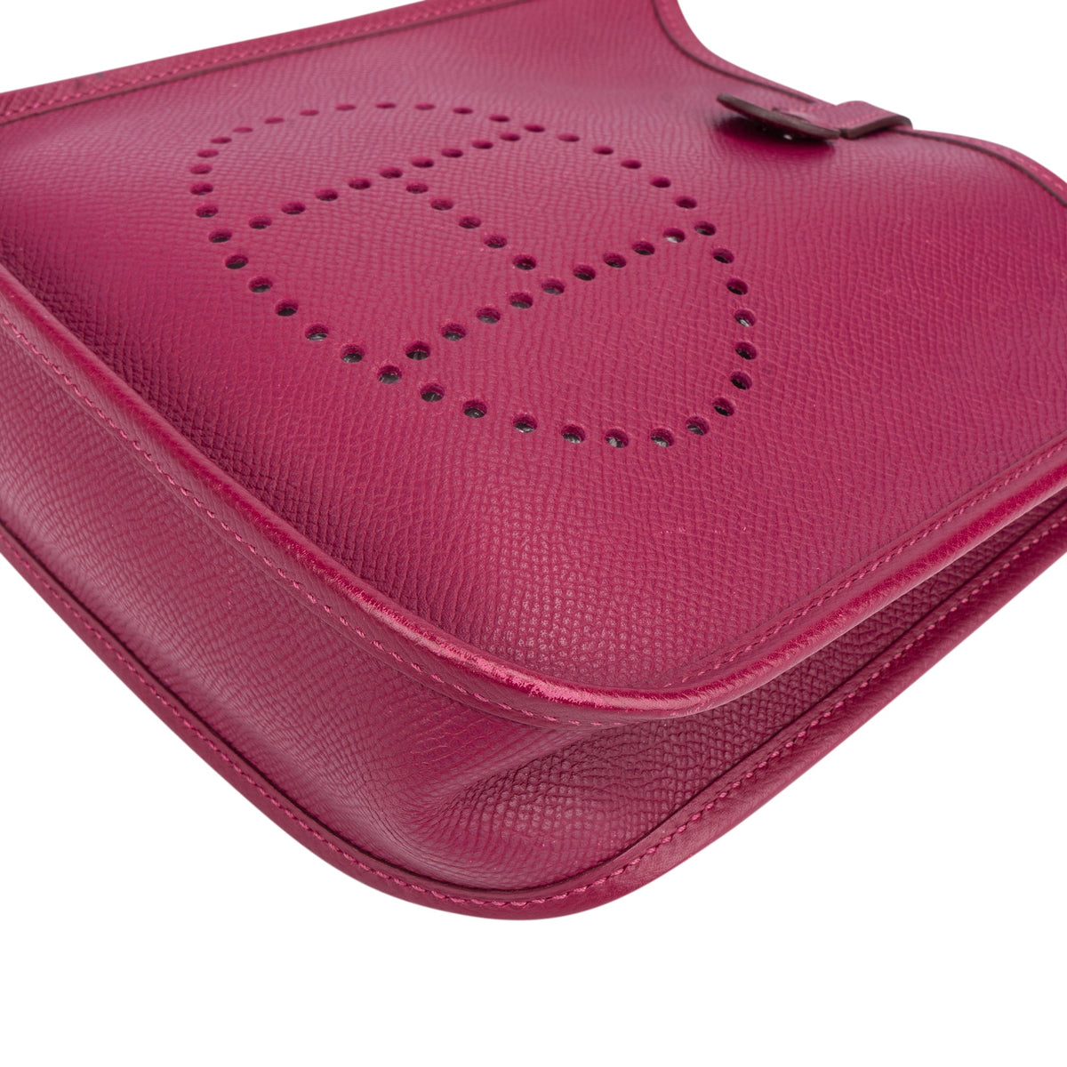 Borsa a tracolla Hermès Evelyne 16 in pelle Epsom rosa