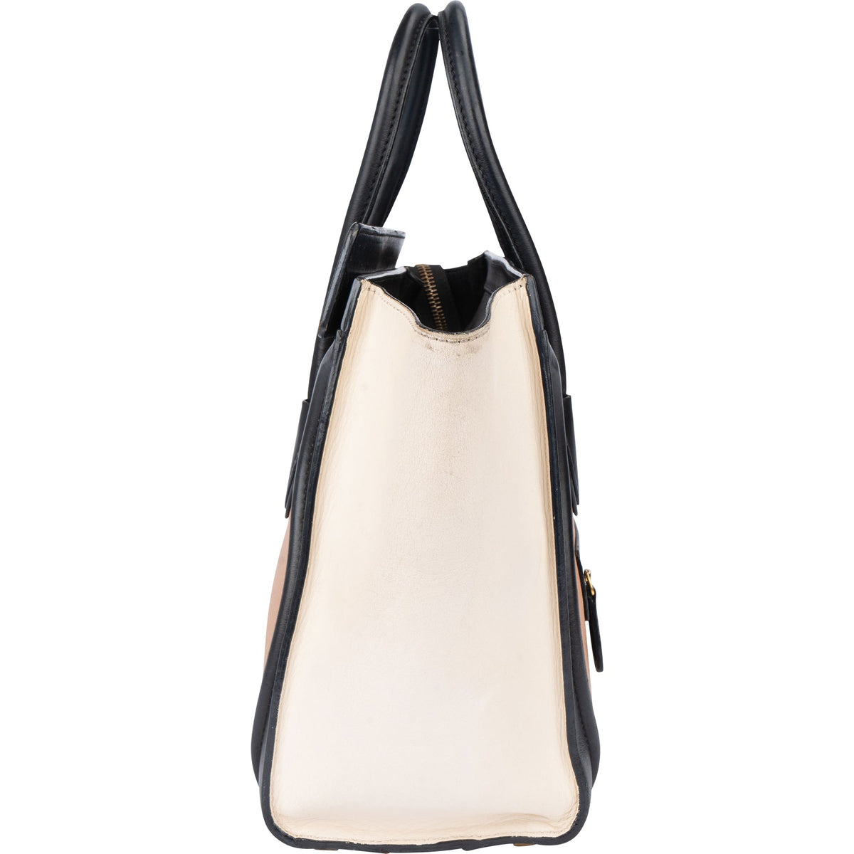 Céline Tricolor Leren Luggage Handtas