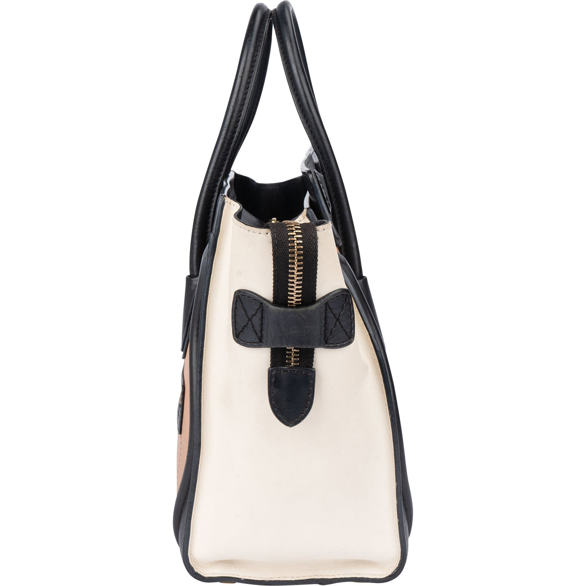Céline Tricolor Leren Luggage Handtas