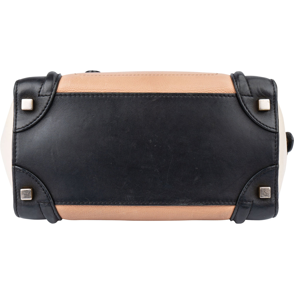Céline Tricolor Leren Luggage Handtas