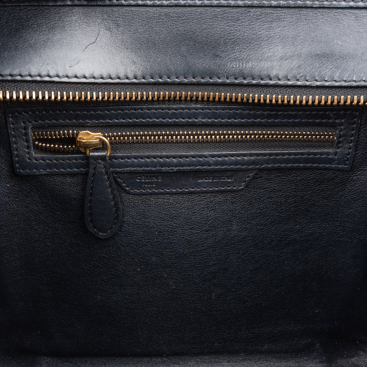 Céline Tricolor Leren Luggage Handtas