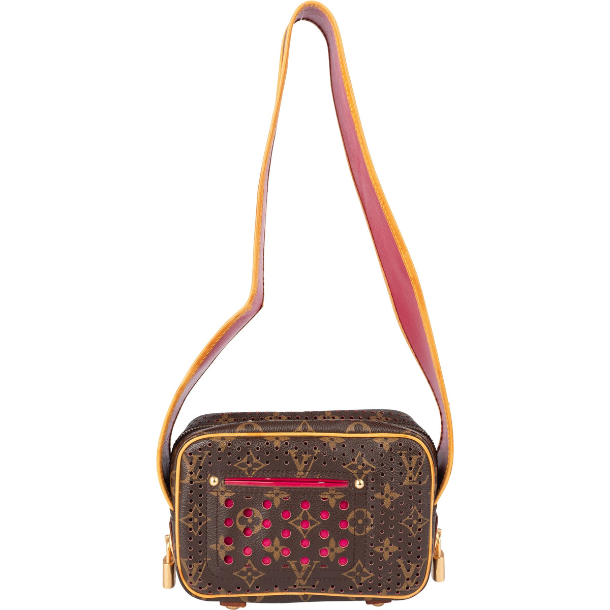 Bolso de hombro Trocadero con monograma perforado de Louis Vuitton