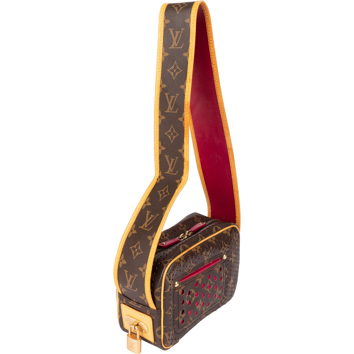Bolso de hombro Trocadero con monograma perforado de Louis Vuitton