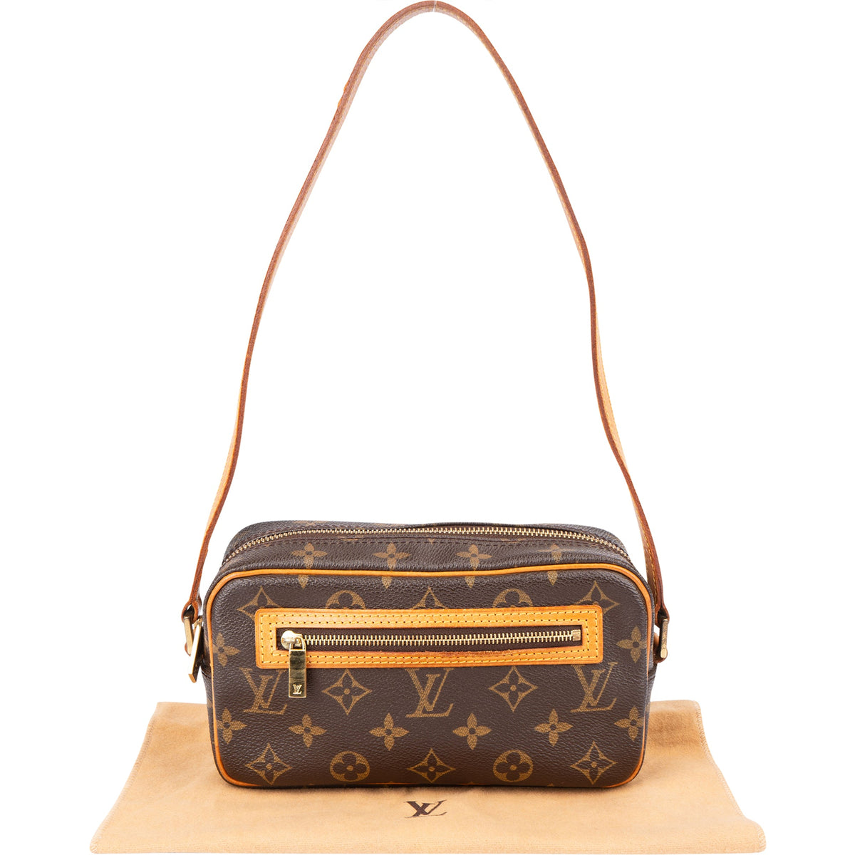 Louis Vuitton Canvas Monogram Pochette Cite Shoulder Bag