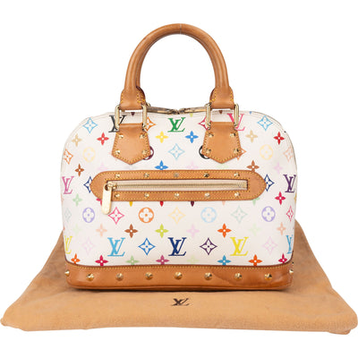Louis Vuitton Limited Murakami Multicolor Alma PM Handbag
