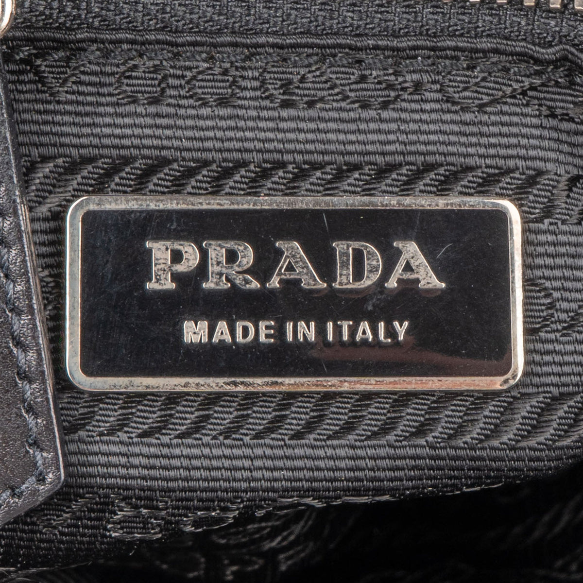 Prada Nylon Snap Link Schultertasche, Bild 9 von 10