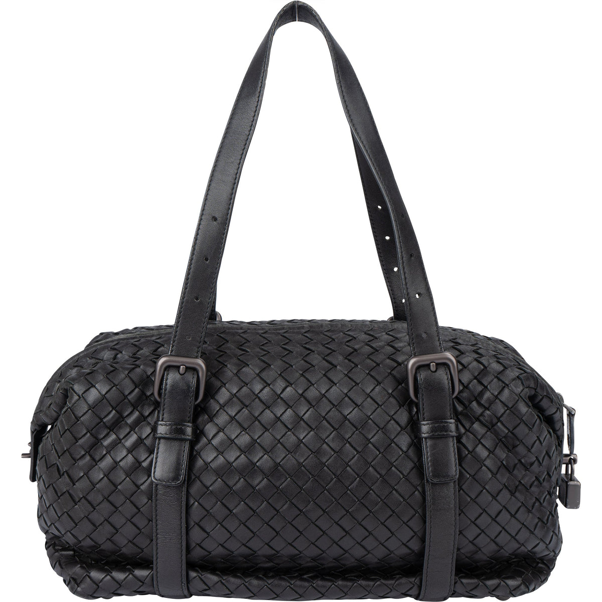 Bottega Veneta Schwarz Intrecciato Leder, Bild 6 von 13