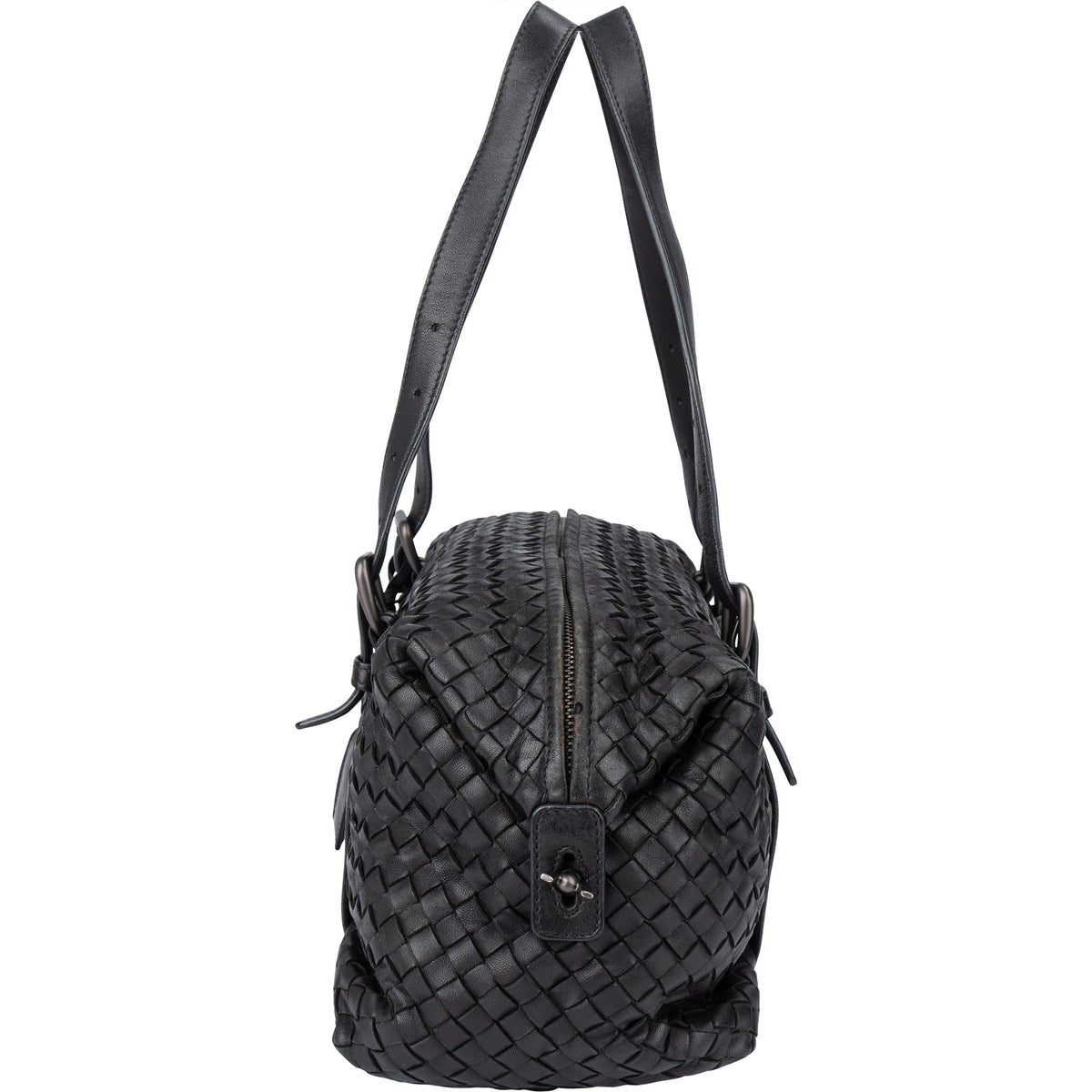 Bottega Veneta Schwarz Intrecciato Leder, Bild 7 von 13