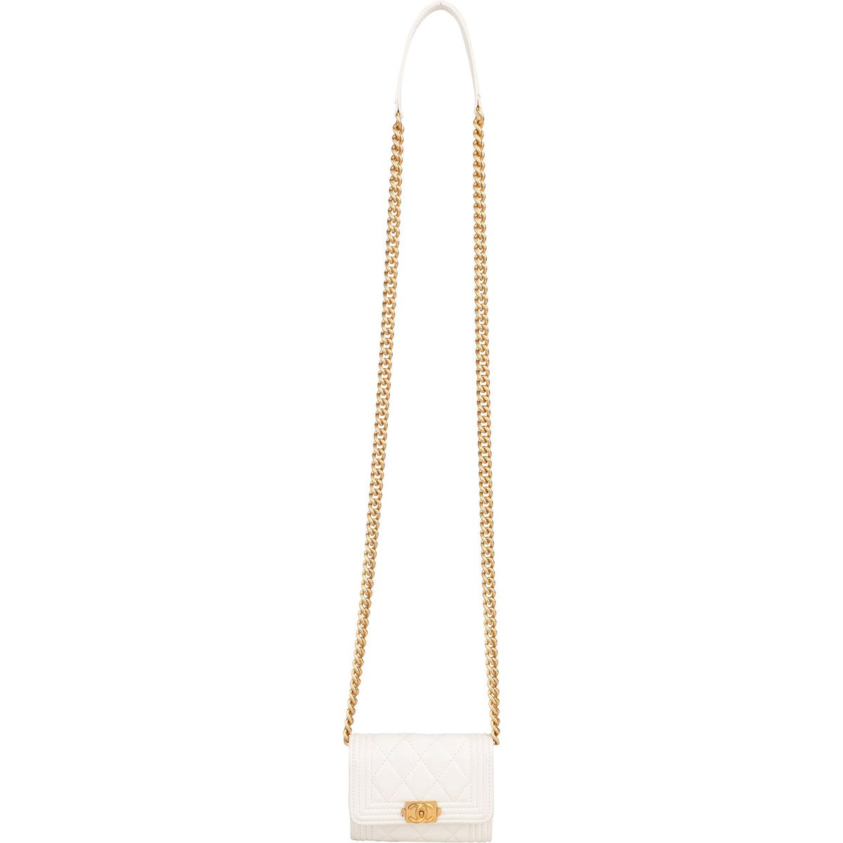 Chanel Lammleder Box Micro Single Flap Umhängetasche, Bild 6 von 12