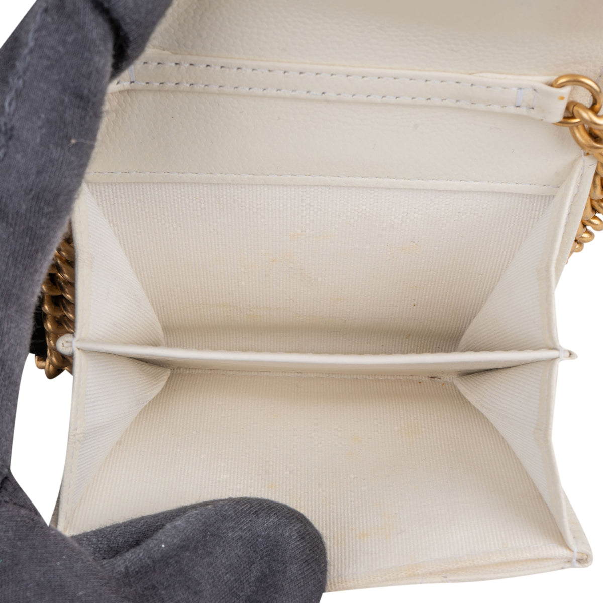 Chanel Lammleder Box Micro Single Flap Umhängetasche, Bild 11 von 12
