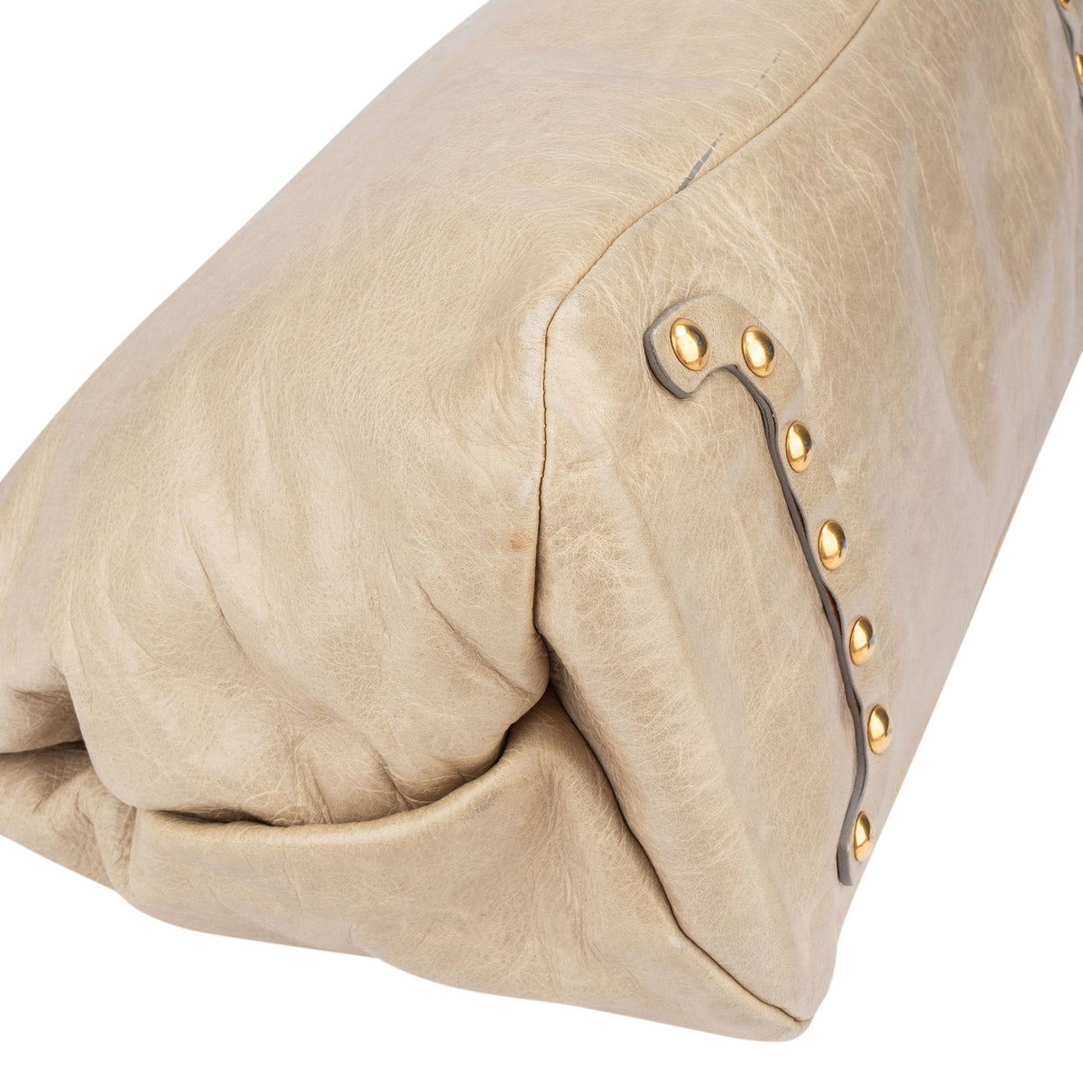 Sac à main City en cuir classique Miu Miu