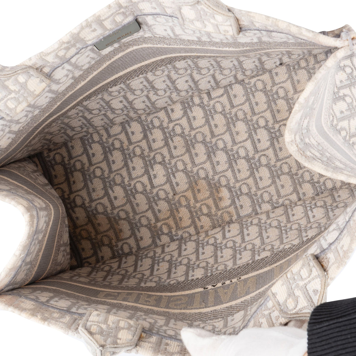 Borsa a mano Christian Dior Medium Book Tote con monogramma