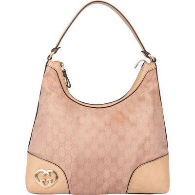 Sac hobo Gucci GG Monogram Heart Britt