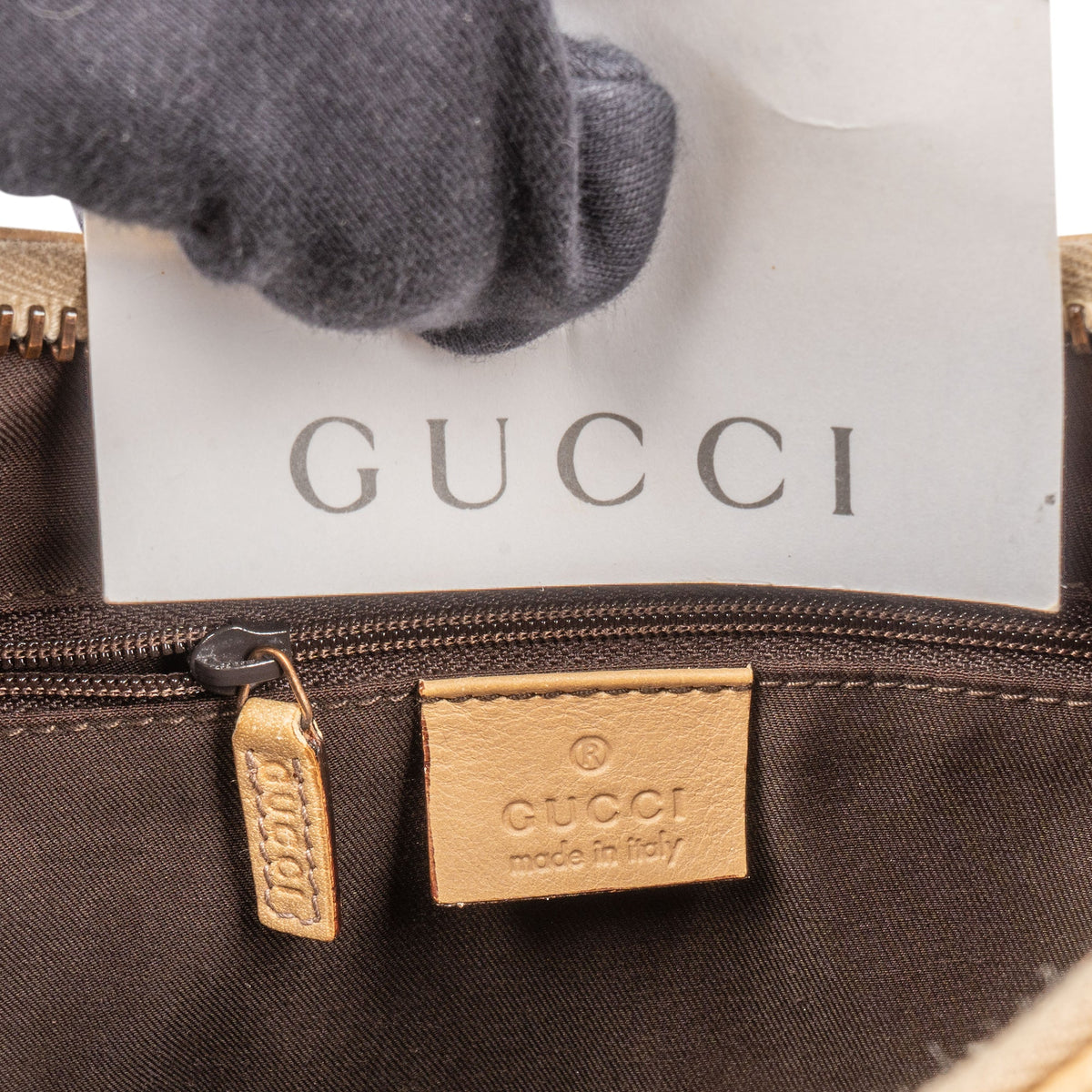 Gucci Hobo aus Leder – Ansicht 10