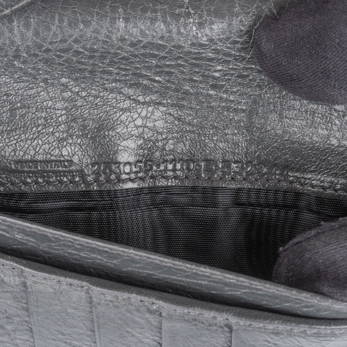 Balenciaga Grau Leder Geldbörse, Bild 6 von 6