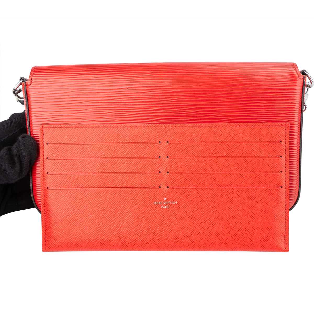 Borsa a tracolla Felicie Louis Vuitton in pelle Epi rossa
