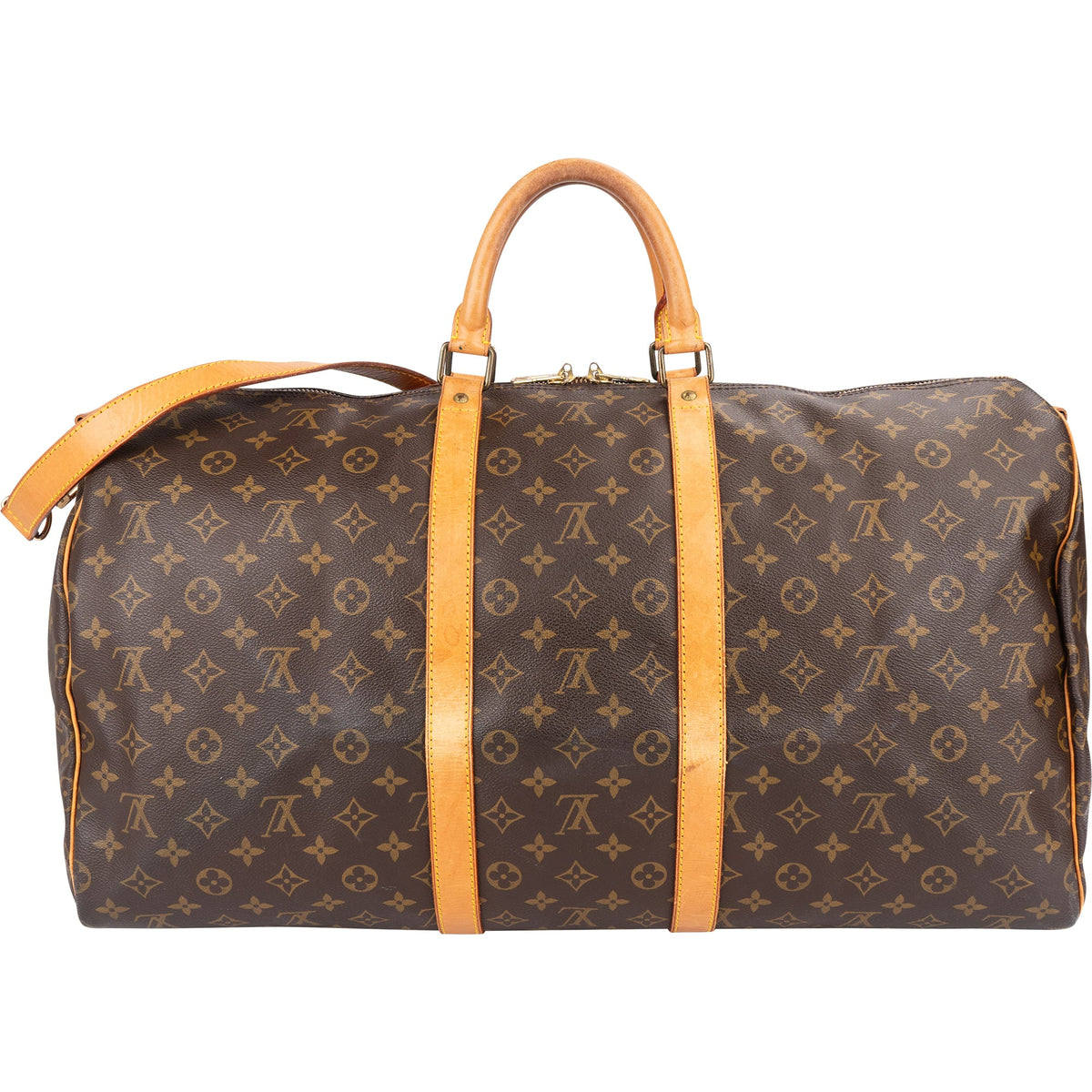 Louis Vuitton Canvas Keepall 55 Bandoulière Reisetasche, Bild 4 von 9