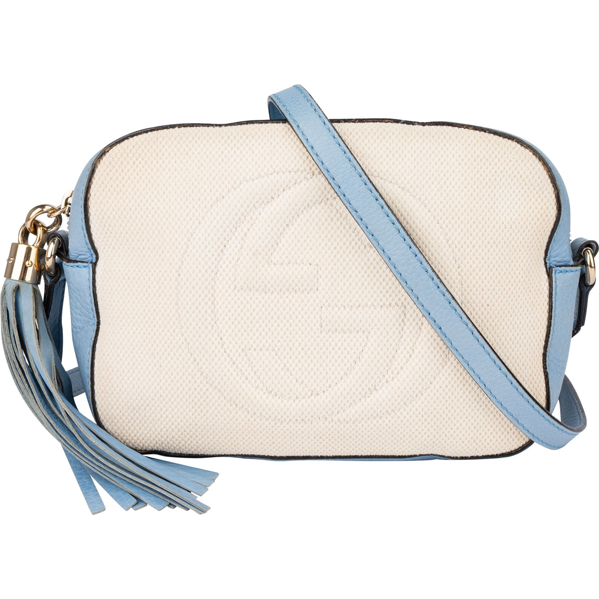 Bolso bandolera bicolor GG Soho de Gucci
