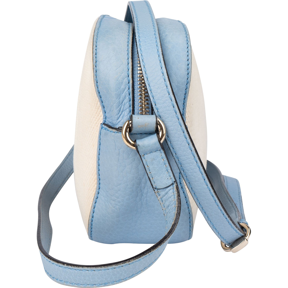 Bolso bandolera bicolor GG Soho de Gucci