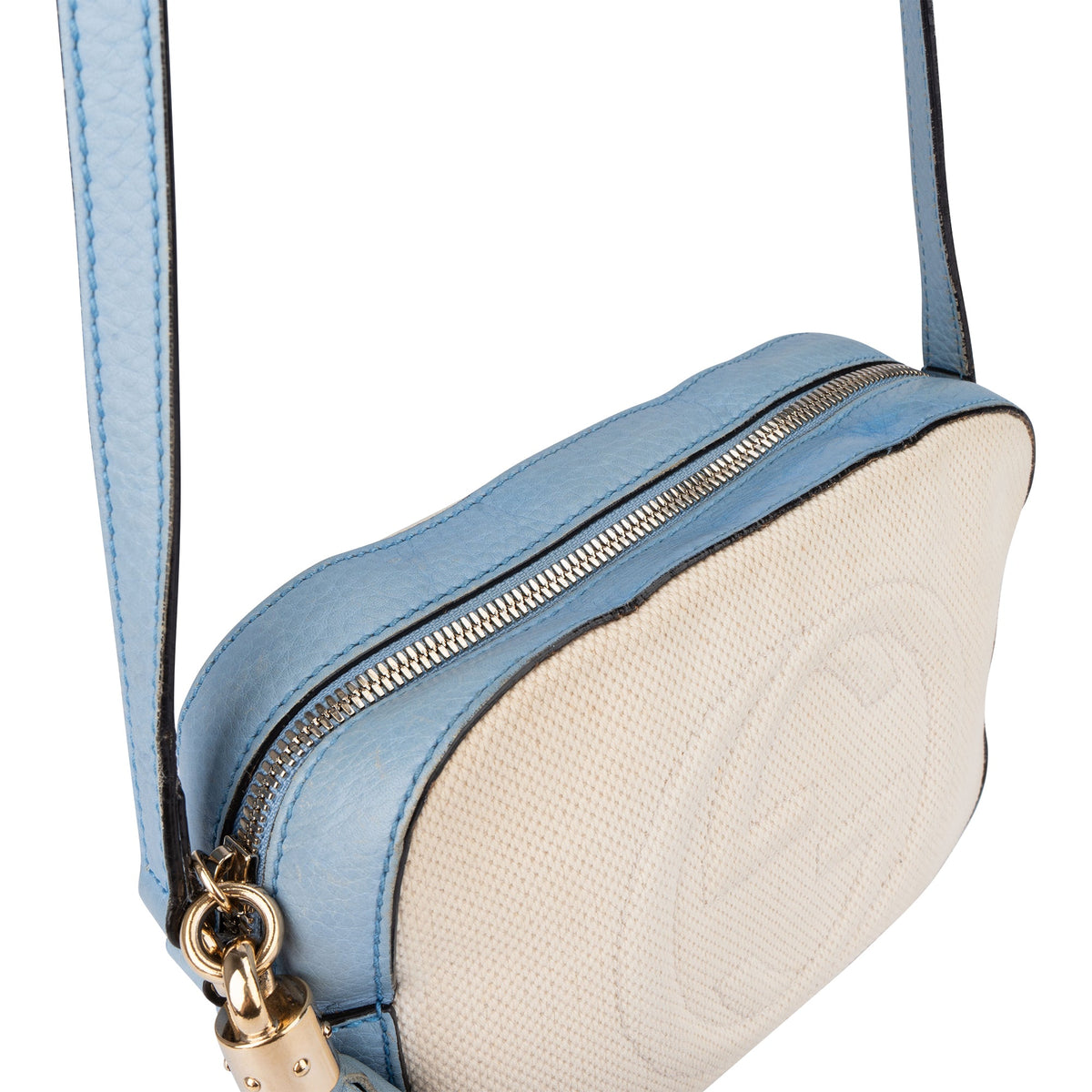 Bolso bandolera bicolor GG Soho de Gucci
