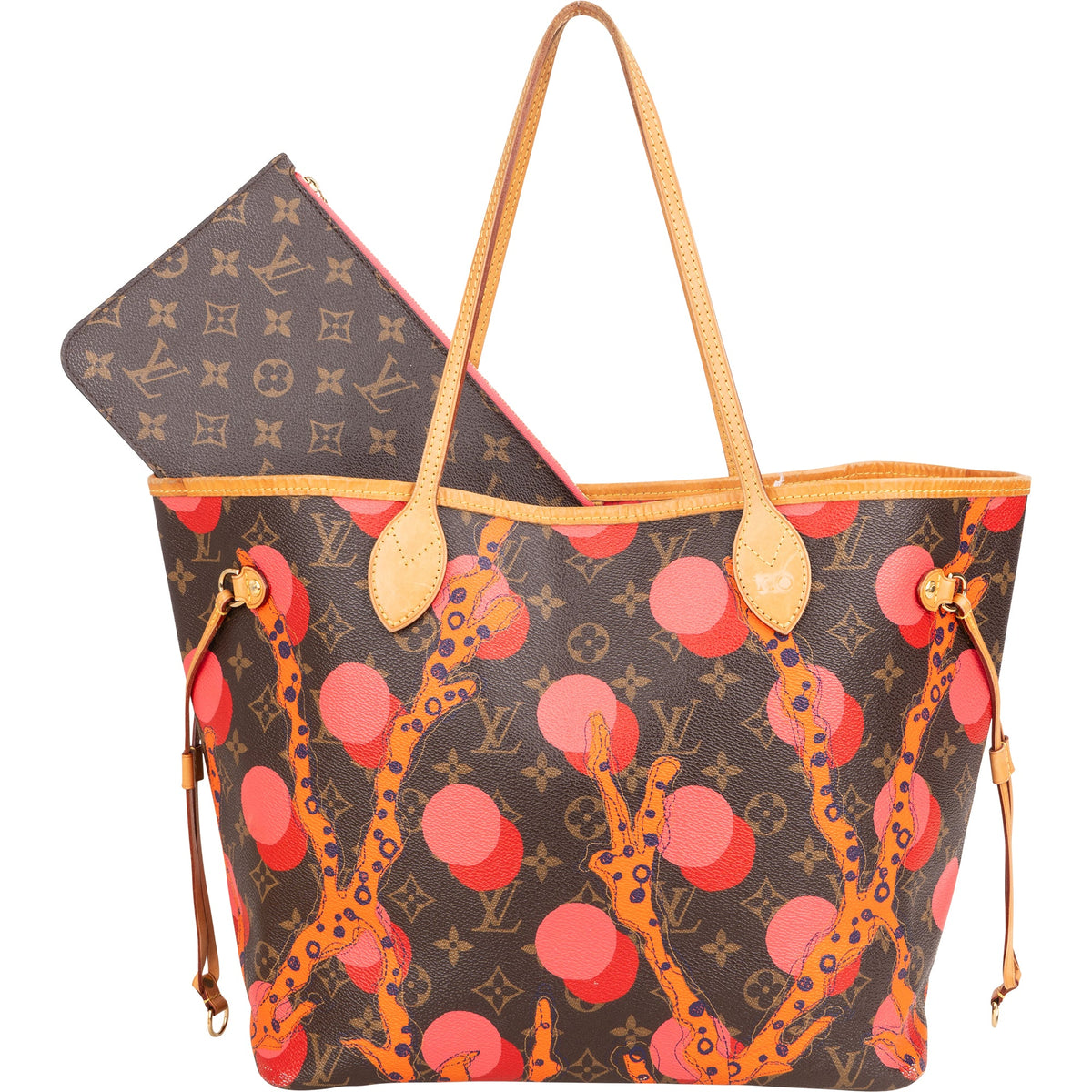 Sac cabas Neverfull MM Louis Vuitton en toile Monogram Ramages