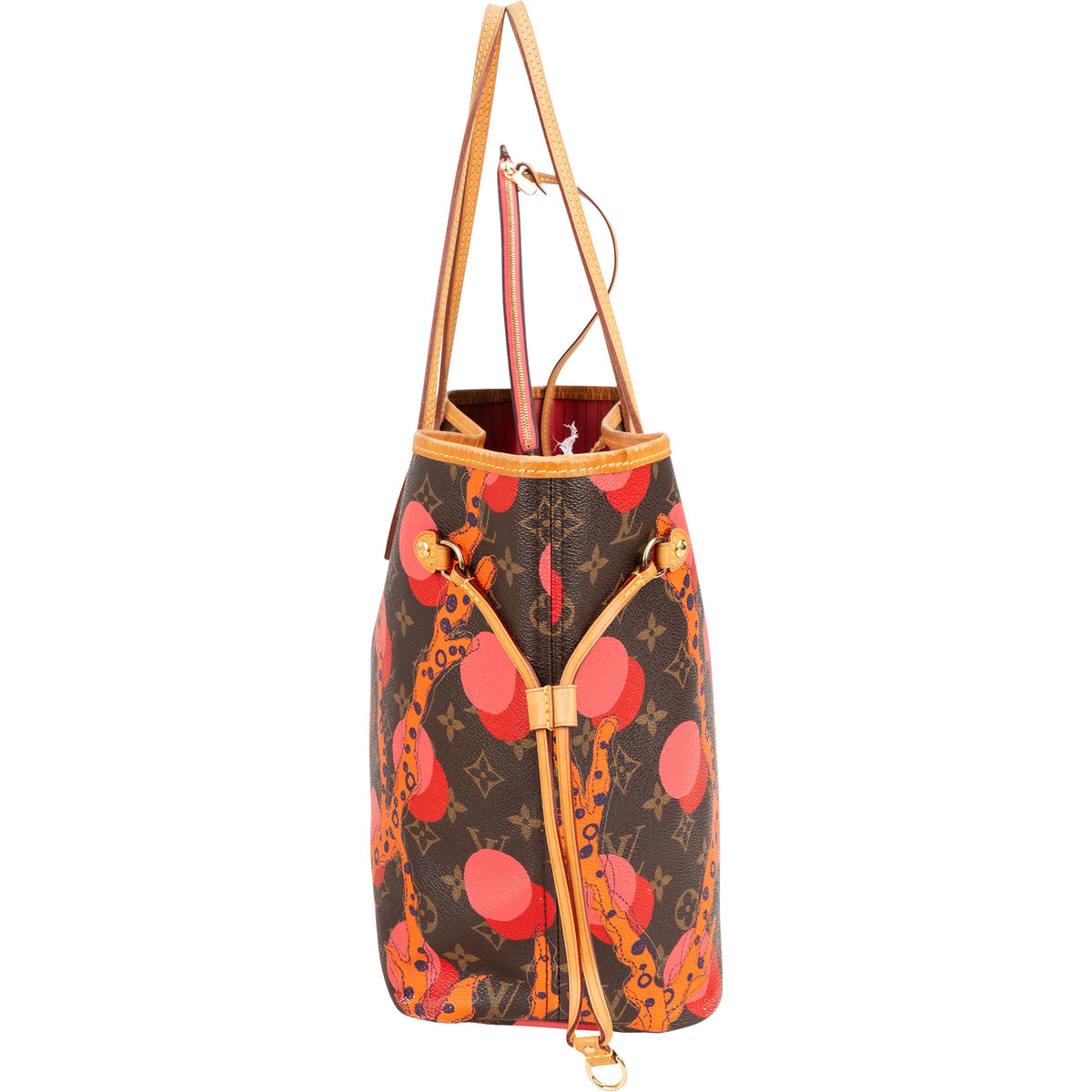 Sac cabas Neverfull MM Louis Vuitton en toile Monogram Ramages