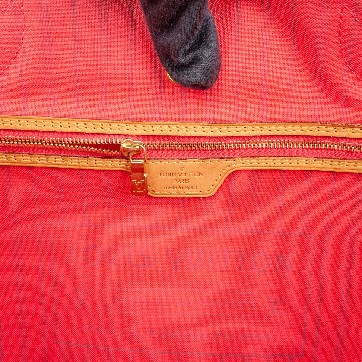 Sac cabas Neverfull MM Louis Vuitton en toile Monogram Ramages