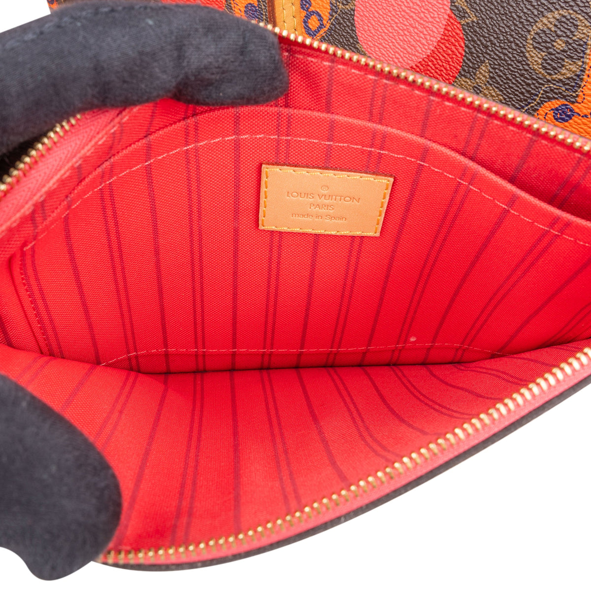 Sac cabas Neverfull MM Louis Vuitton en toile Monogram Ramages