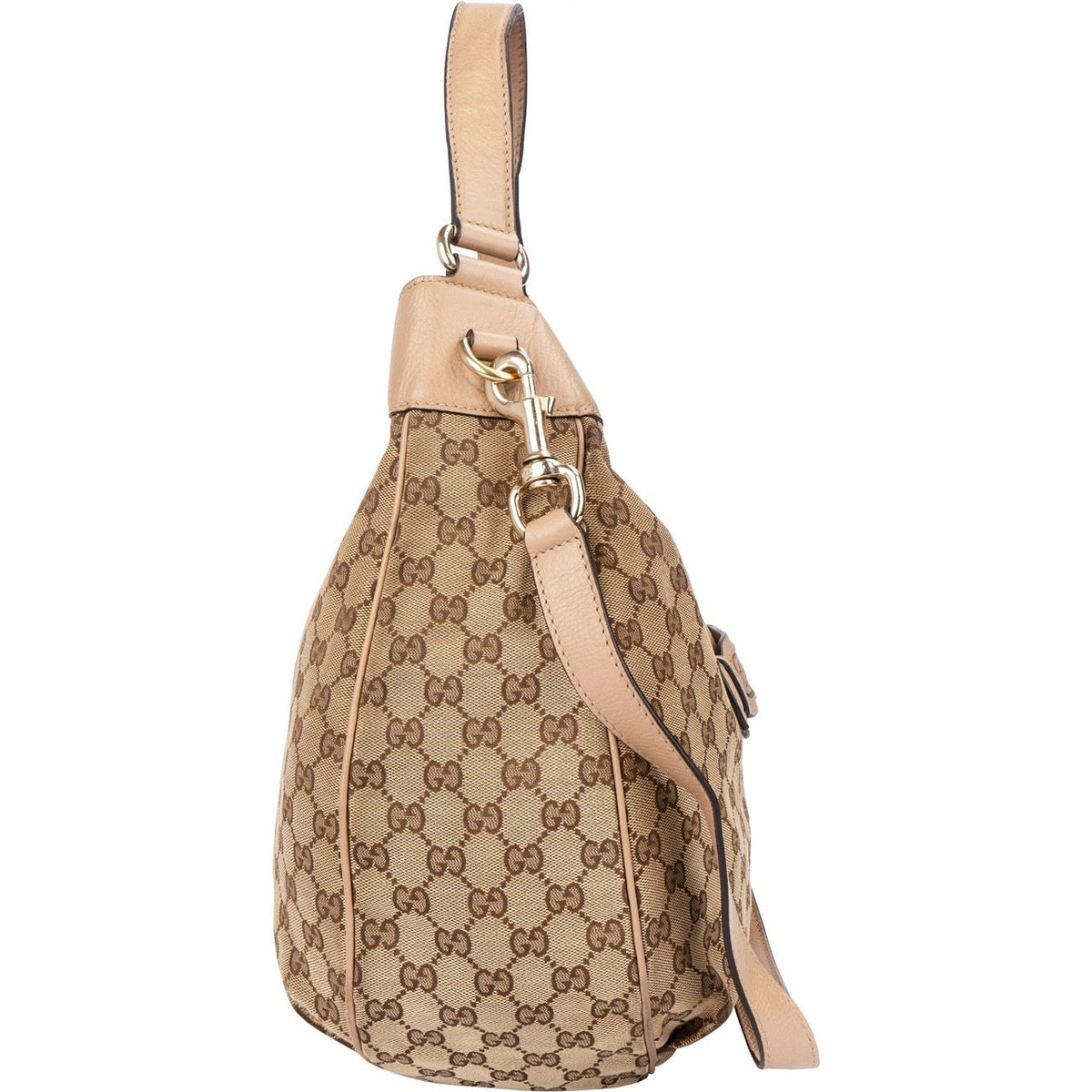 Gucci GG-monogram Horsebit Hobo-schoudertas