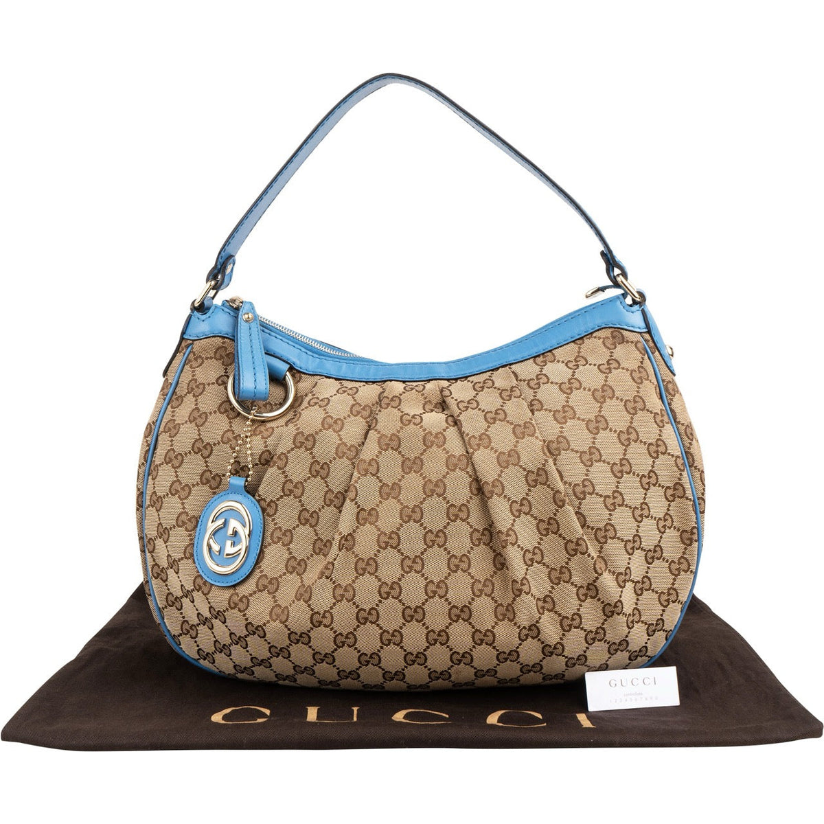 Gucci Monogram GG Canvas Sukey Hobo Schultertasche, Bild 2 von 11