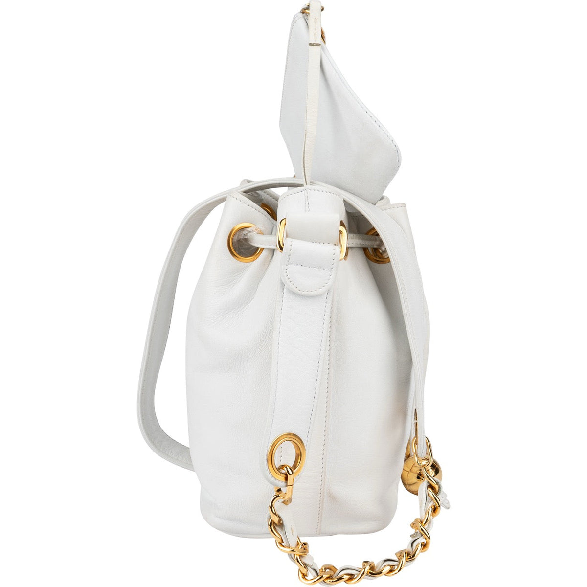 Chanel Lammleder CC Drawstring Bucket Umhängetasche, Bild 3 von 13