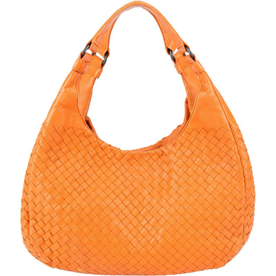 Bottega Veneta Intrecciato Leather Campana Hobo Shoulder Bag