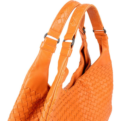 Bottega Veneta Intrecciato Leather Campana Hobo Shoulder Bag