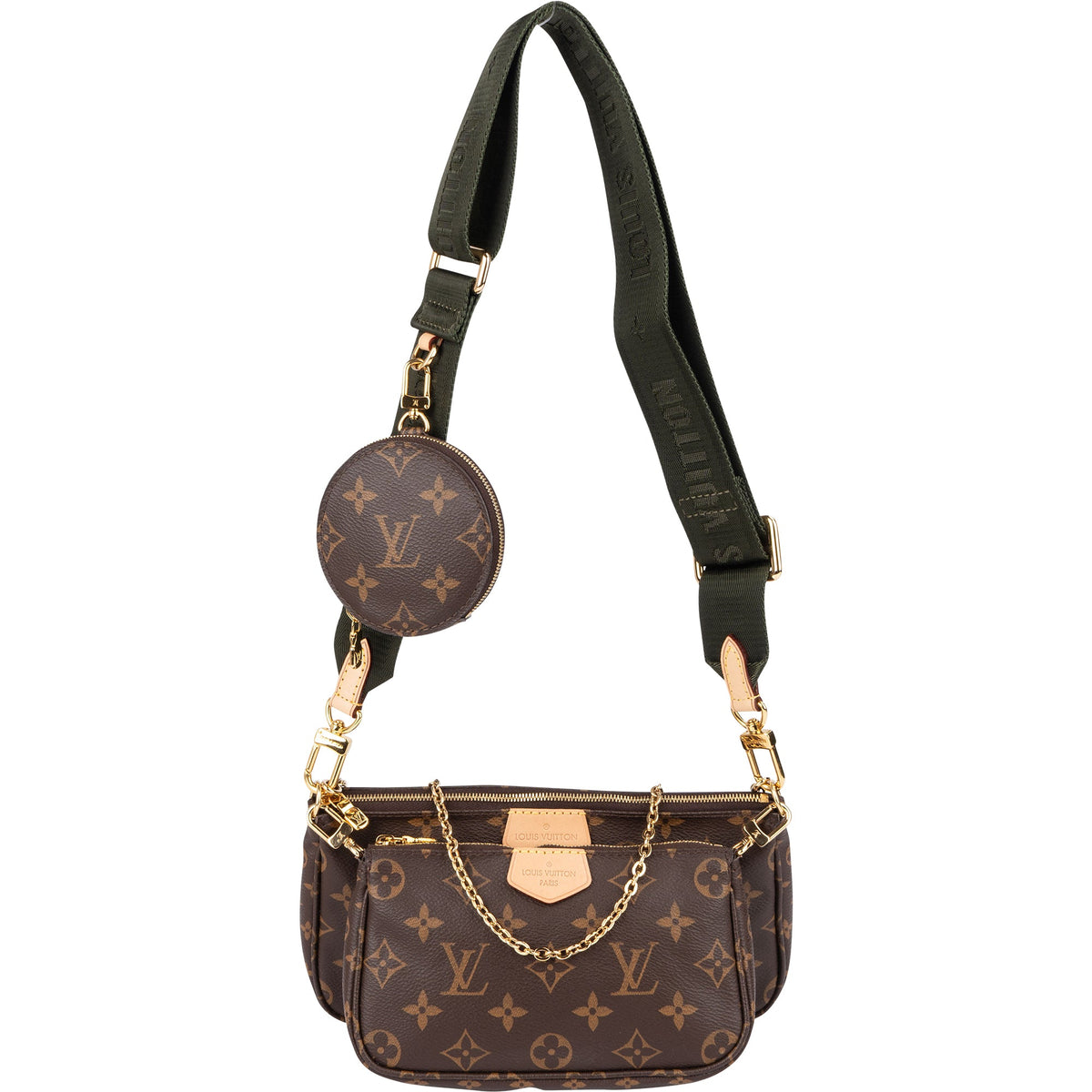 Sac bandoulière Multi Pochette Accessoires en toile Monogram Louis Vuitton