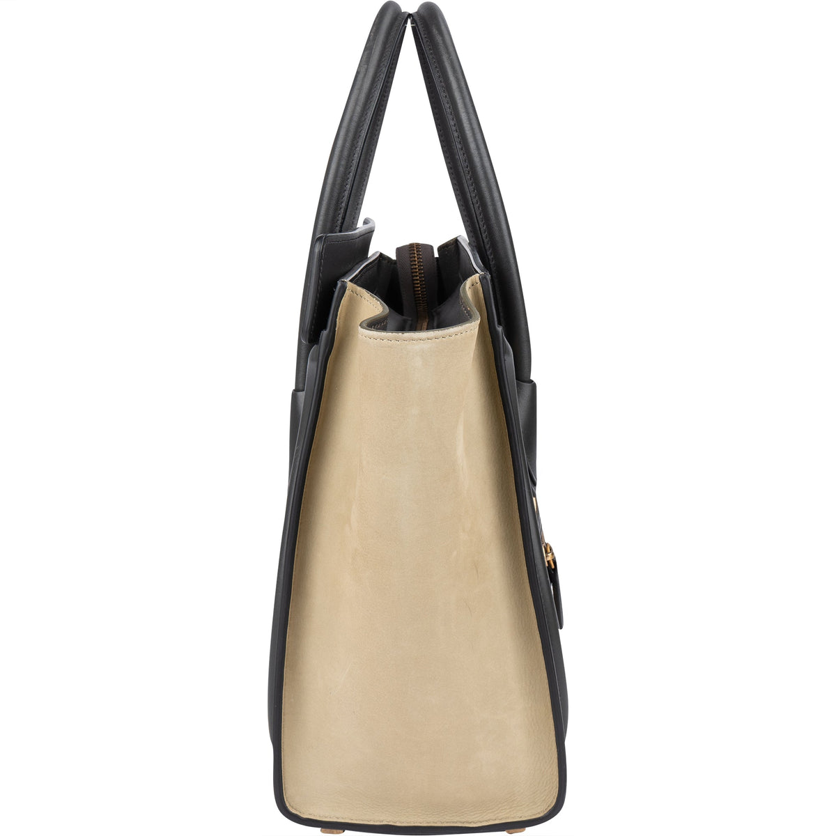 Bolso de mano Luggage de piel tricolor de Céline