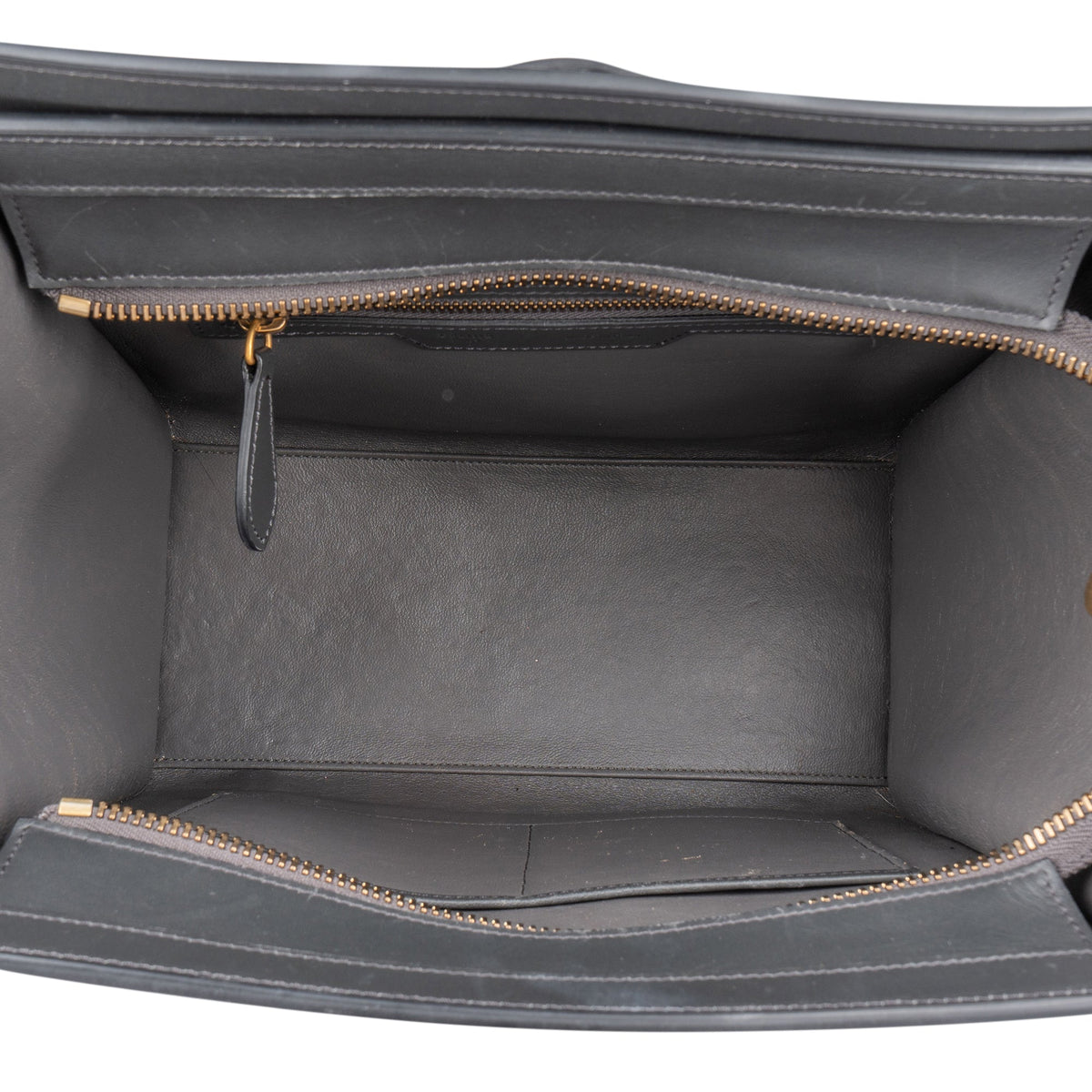 Bolso de mano Luggage de piel tricolor de Céline