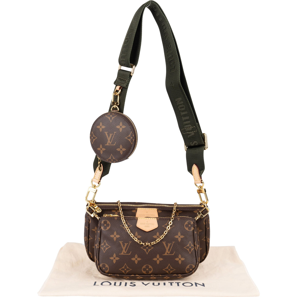 Sac bandoulière Multi Pochette Accessoires en toile Monogram Louis Vuitton
