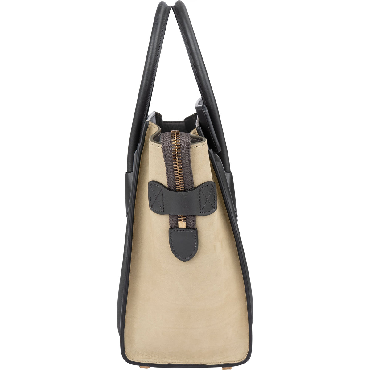 Bolso de mano Luggage de piel tricolor de Céline