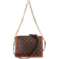 Bolso bandolera Louis Vuitton Dauphine MM en lona Monogram Reverse