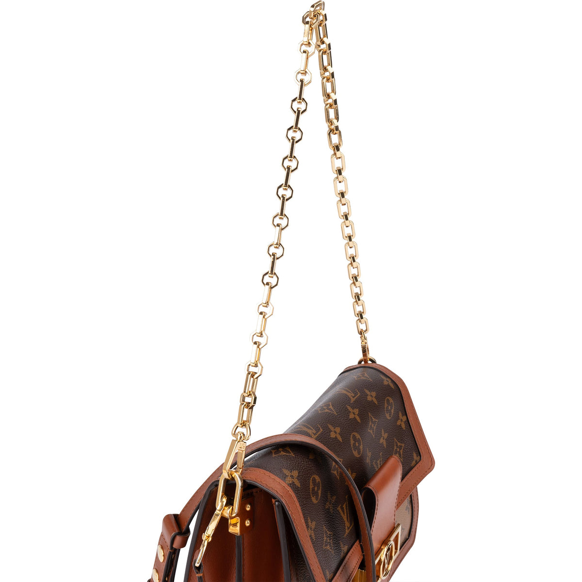 Bolso bandolera Louis Vuitton Dauphine MM en lona Monogram Reverse