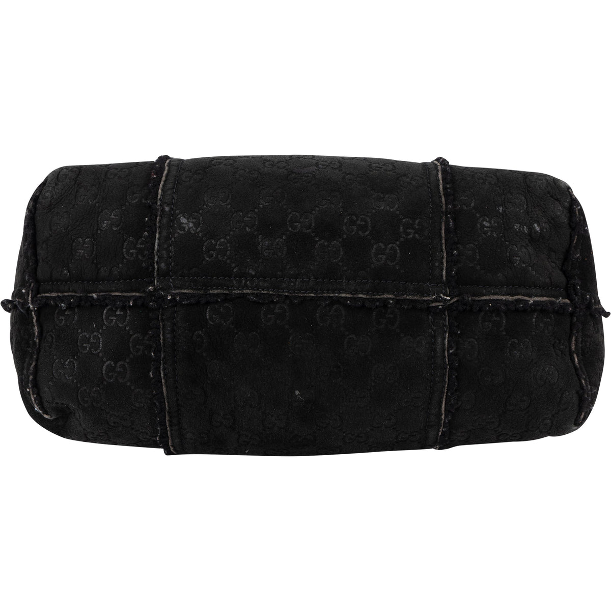 Gucci Wildleder GG Monogram Jolicoeur Shearling Tote, Bild 6 von 10