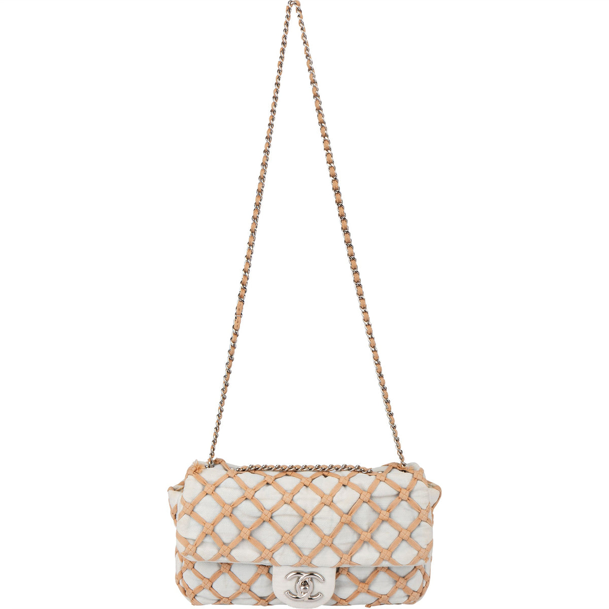 Chanel Denim Canebiers Single Flap Umhängetasche, Bild 11 von 17