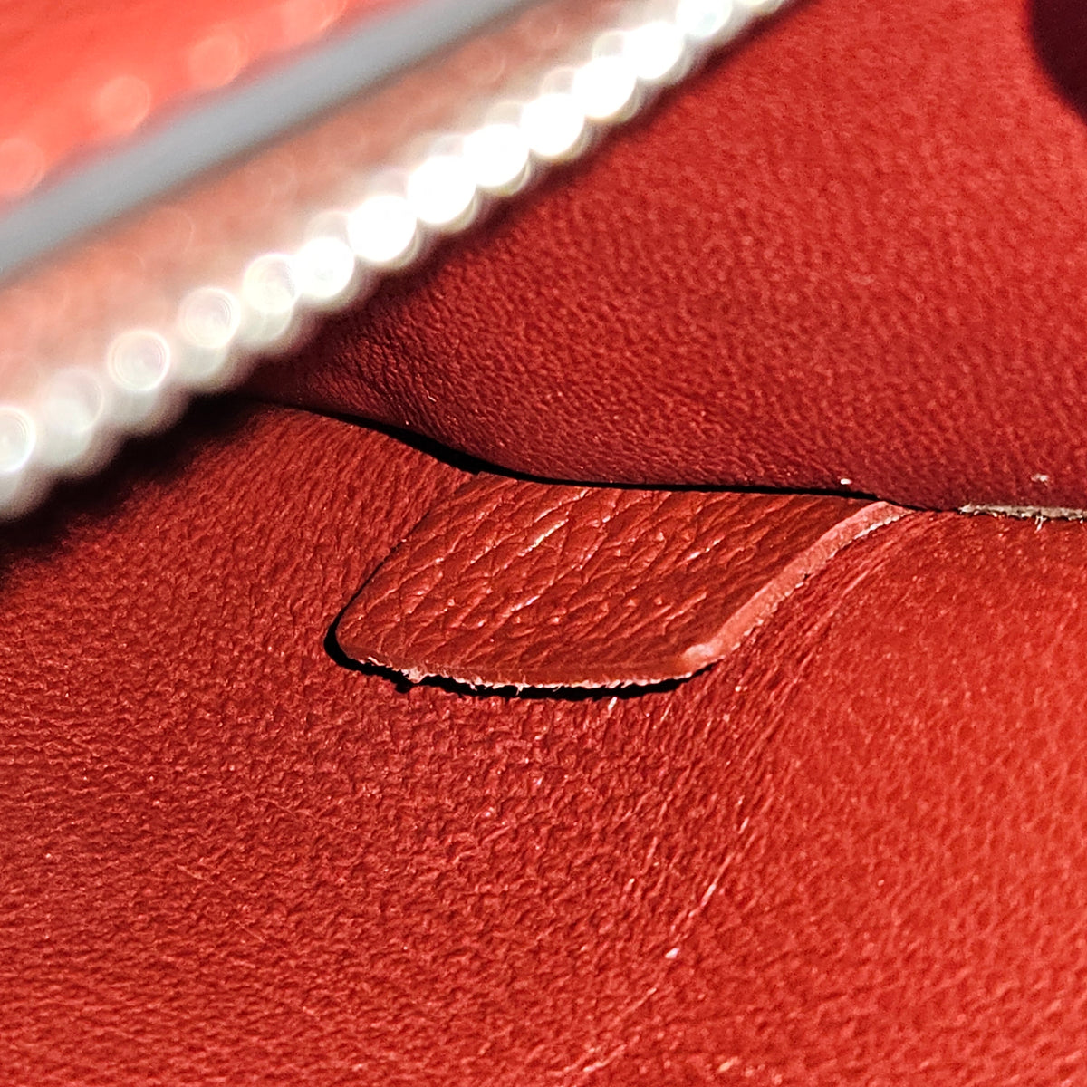 Borsa a mano Trapeze di Celine in pelle granata e camoscio