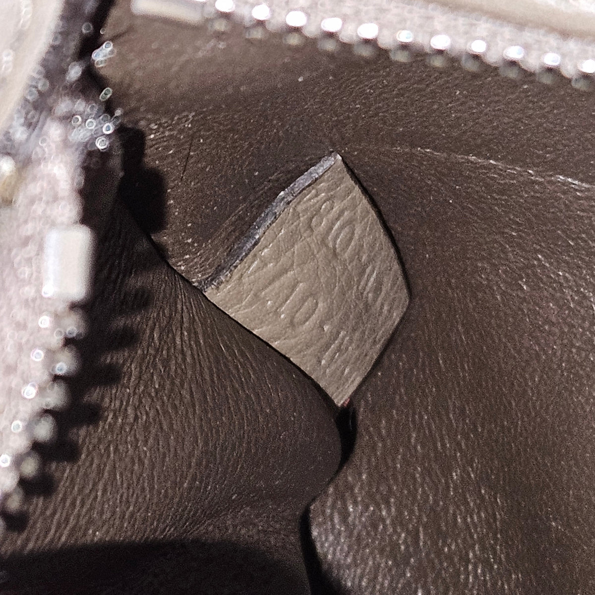 Céline Drummed Suede Leather Trapeze Handbag