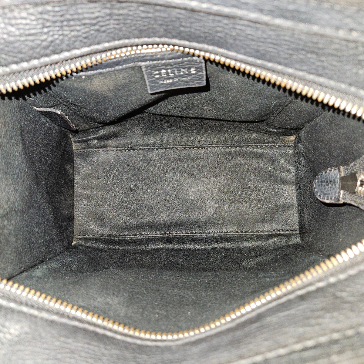 Celine Nano Luggage aus Drummed-Kalbsleder – Ansicht 9