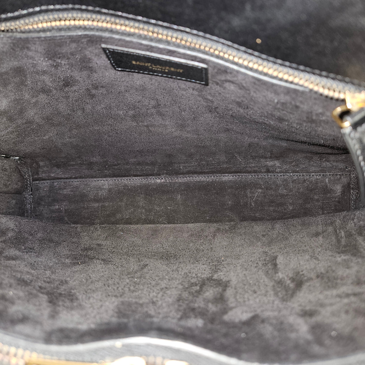Sac à main Saint Laurent Sac De Jour en cuir noir