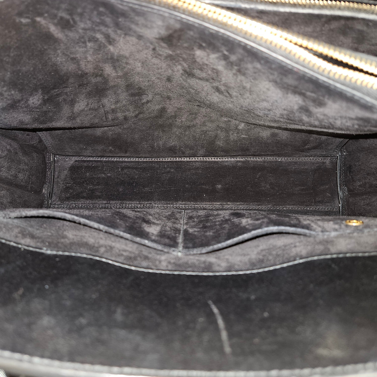 Saint Laurent Sac de Jour aus Tweed und Leder – Ansicht 10