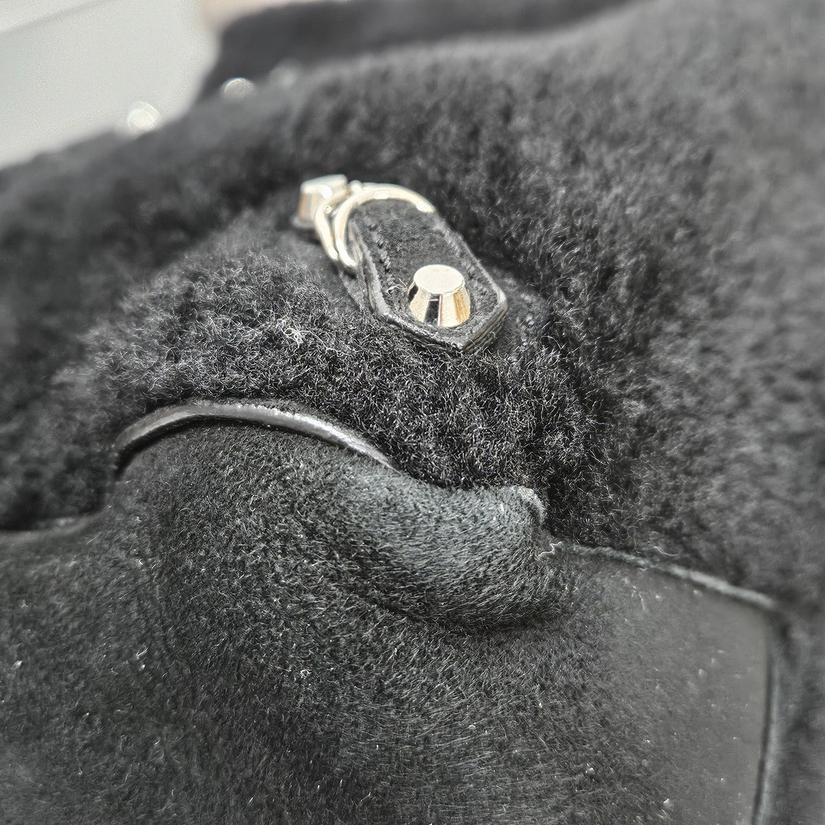 Balenciaga Shearling & Wildleder Classic City, Bild 9 von 13