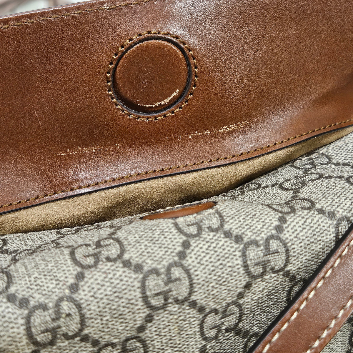 Gucci Monogram GG Supreme Canvas Linea A Foldover Tote, Bild 11 von 14